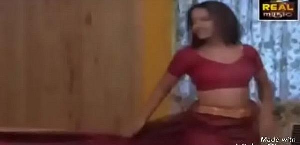  Indian Hot romance scene with sexy red saree beautiful girl   Sex with Romance ( 352 X 640 )